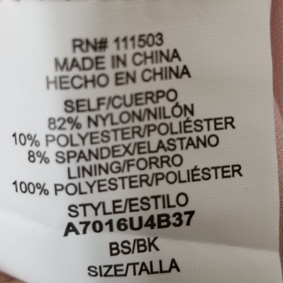 Lace Fit and Flare Dress LILY ROSE Pink/Grey - Picture 10 of 12